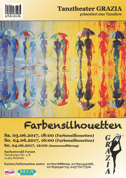 Tanztheater Grazia Hamburg - Tanzshow Farbensilhouetten