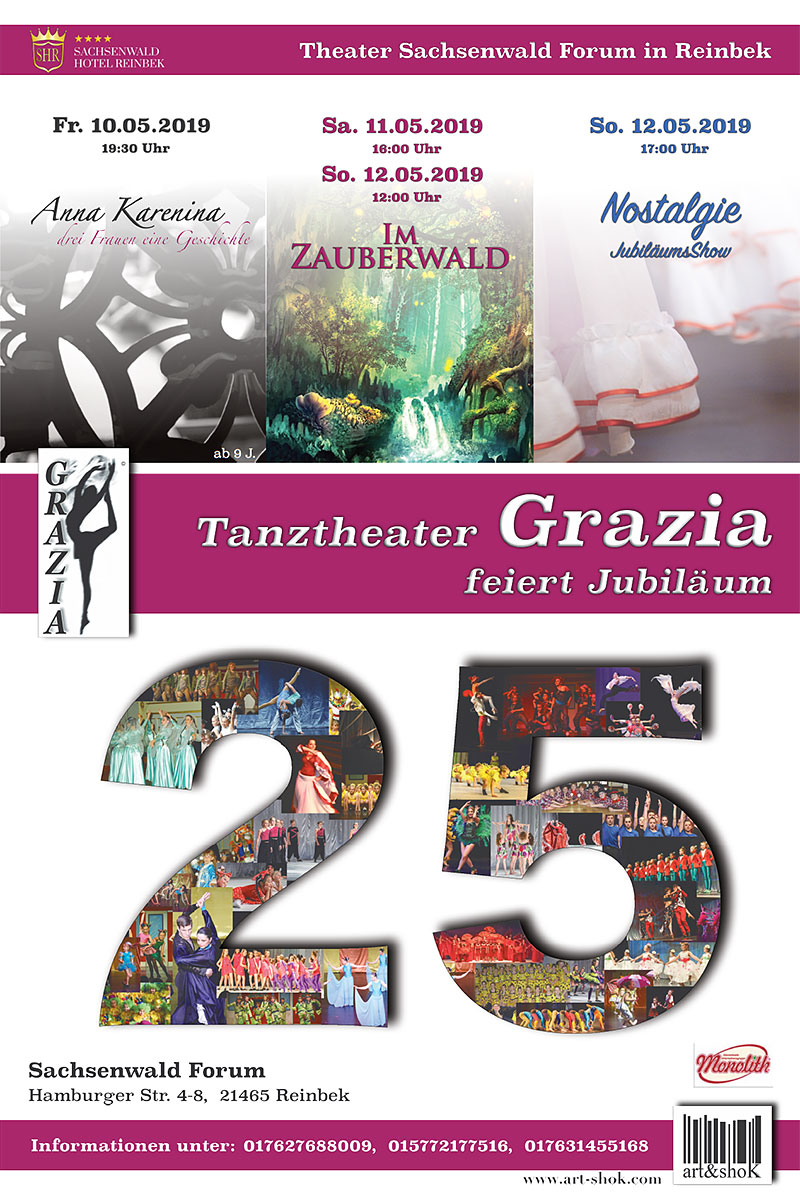 Tanztheater Grazia Hamburg - Tanztheater GRAZIA feiert ihr 25-jähriges Jubiläum