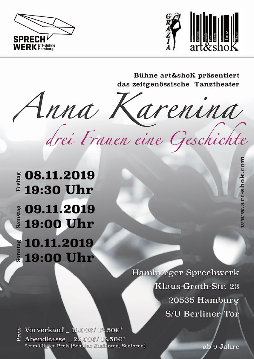 Tanztheater Grazia Hamburg - Anna Karenina im Hamburger Sprechwerk